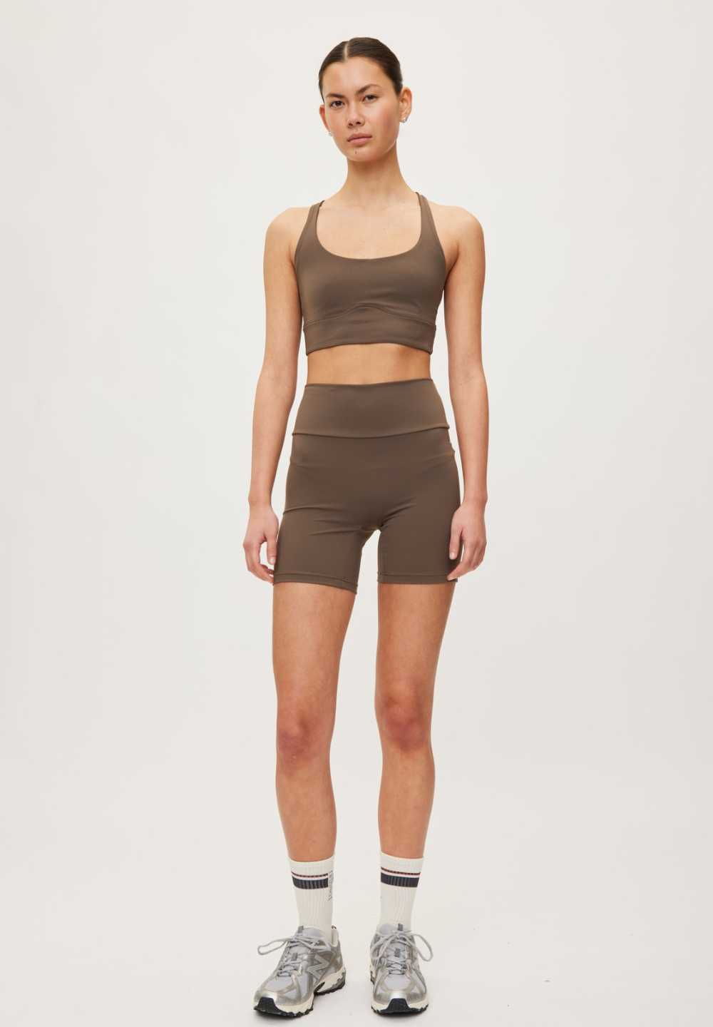 Rethinkit Bike Shorts Butter Soft Shorts 3053 dark brown