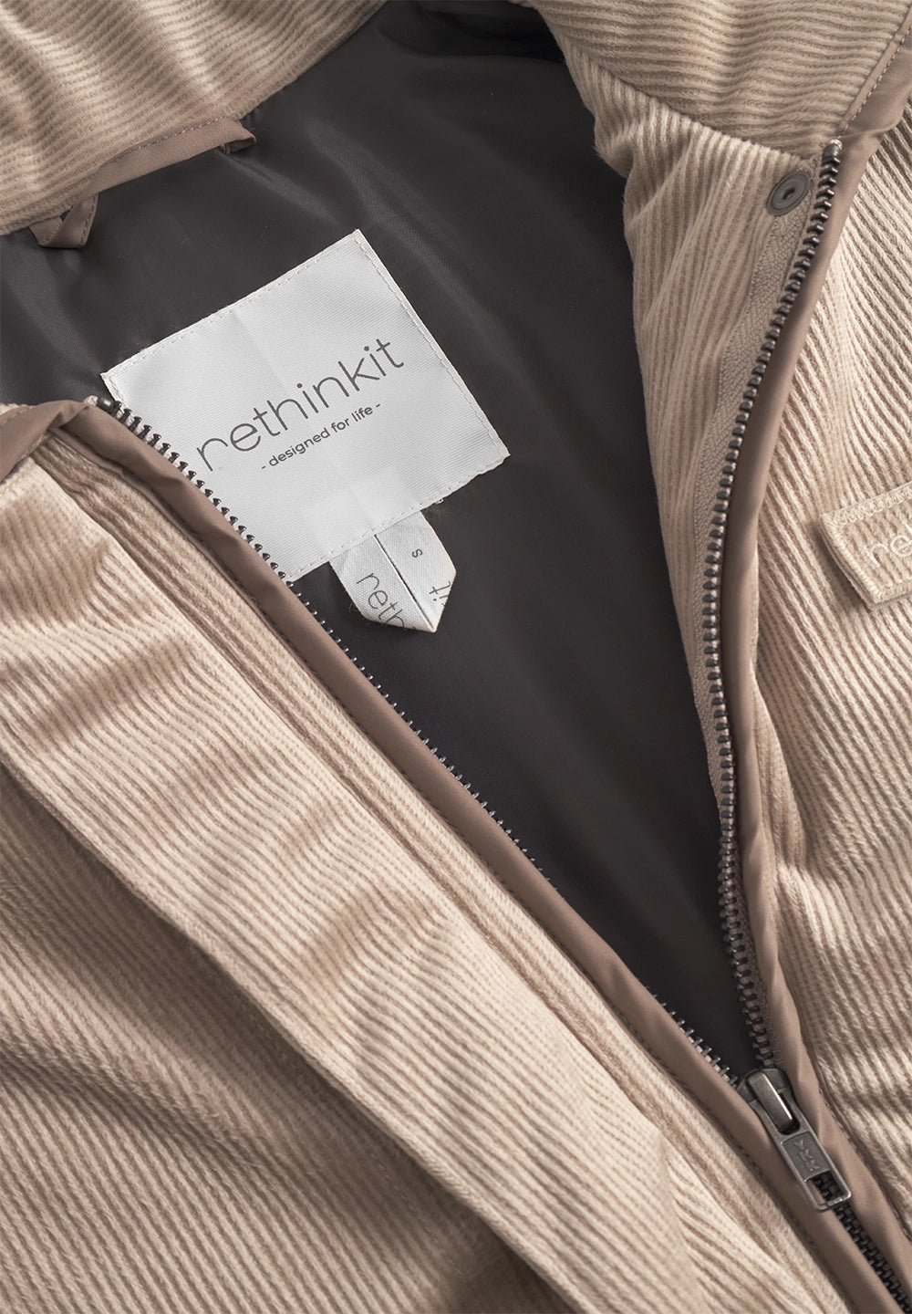 Rethinkit Classic Jacket Lyon Corduroy Jackets 3044 cream toffee