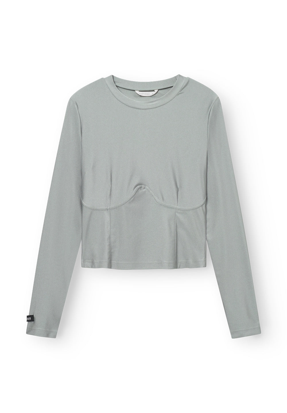 Rethinkit Curved Tee Nice Tee 0119 silver