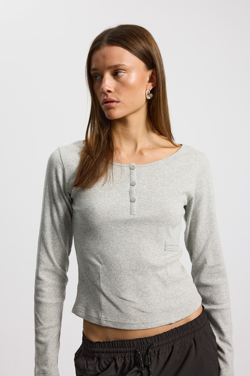 Rethinkit Elevate L/S T-shirt T-Shirt 0105 grey melange