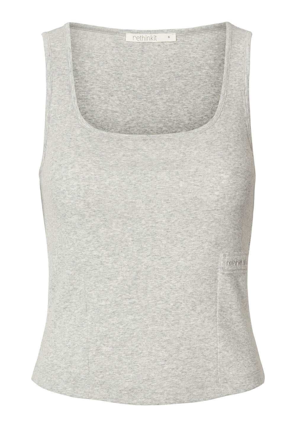 Rethinkit Elevate short top Top 0105 grey melange