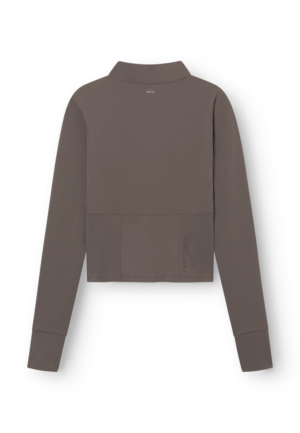 Rethinkit Half zip T-Shirt 3053 dark brown