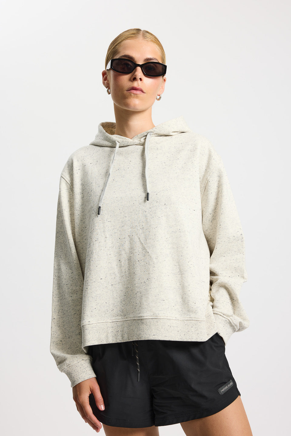 Rethinkit Hoodie Raw Sweatshirt 0220 light melange grey