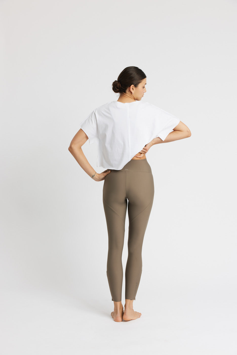 Rethinkit Kort Tee Raw Edge Caen Tee 0364 white