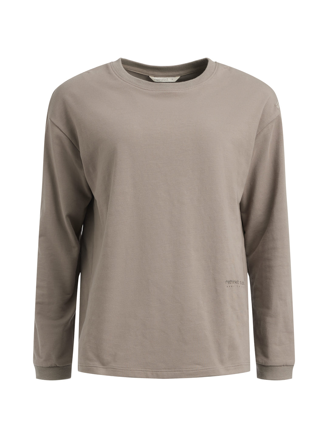 Rethinkit Light Sweat Tee Tee 0075 warm grey