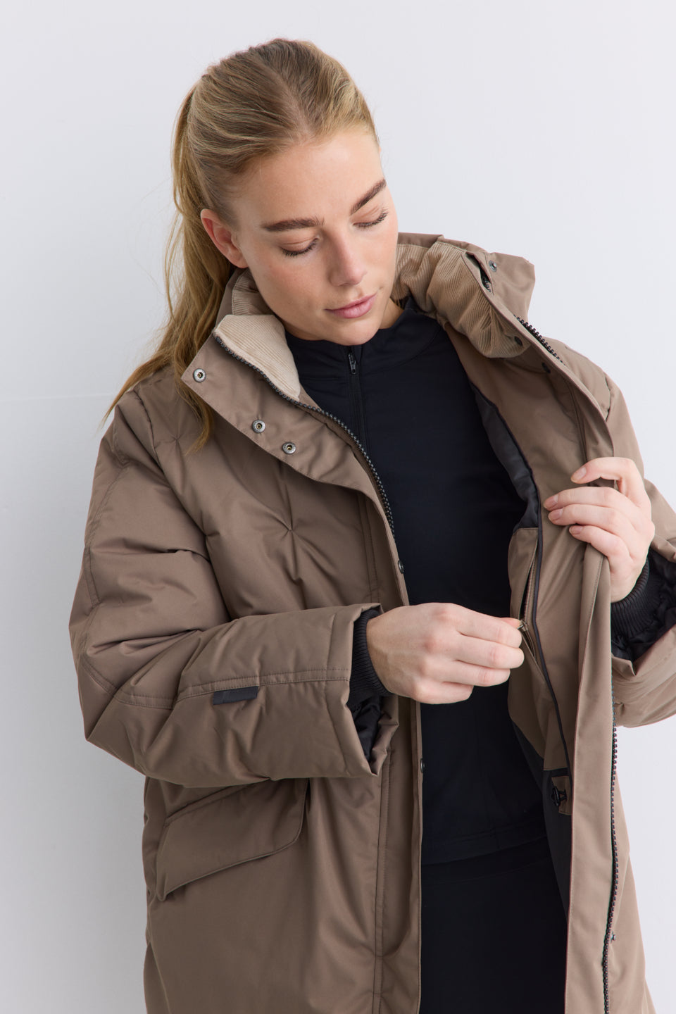 Rethinkit Parka Jacket Cube Jackets 3201 walnut