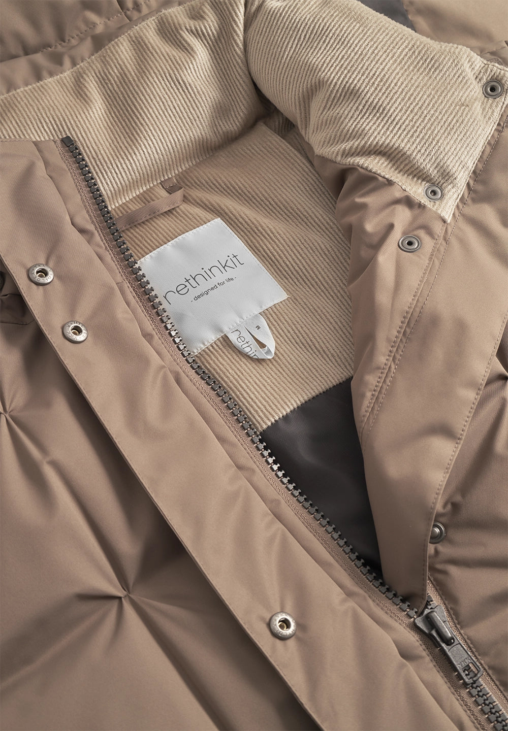 Rethinkit Parka Jacket Cube Jackets 3201 walnut