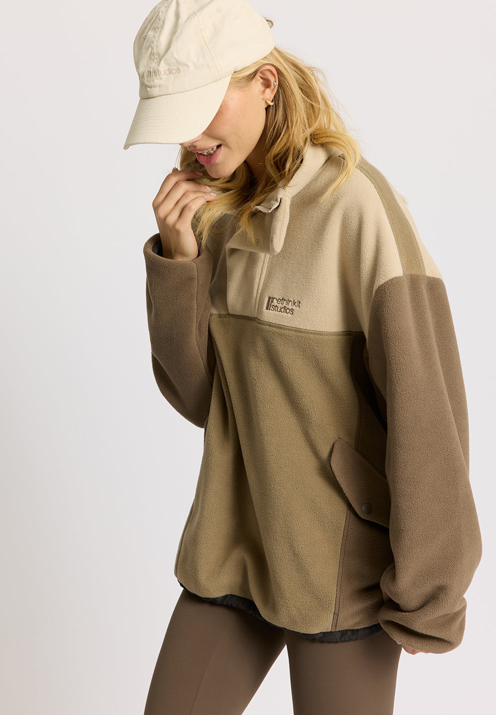 Rethinkit Polar Fleece Uni Campfire Jackets 9002 multi brown