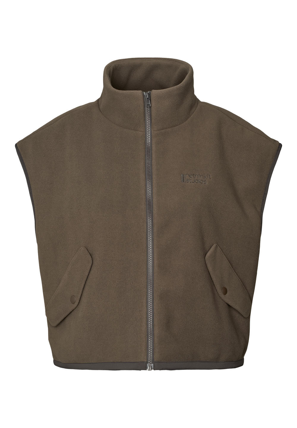 Rethinkit Polar Fleece Vest Campfire Vest 9524 coffee
