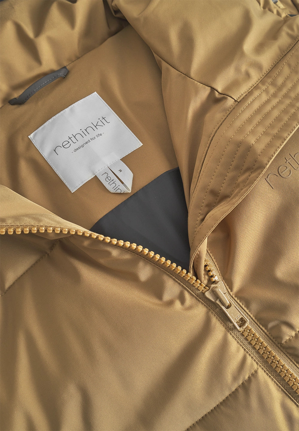 Rethinkit Puffer Jakke Shelter Jacket 4210 golden brown