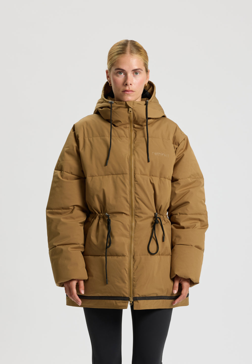 Rethinkit Puffer Jakke Shelter Jacket 4210 golden brown