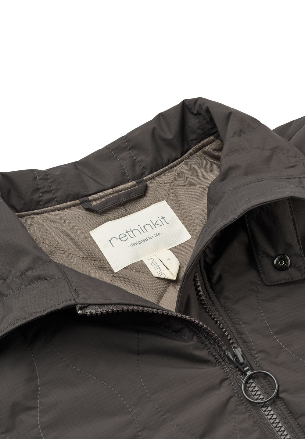 Rethinkit Quilted Jacket Field Jacket 0022 almost black