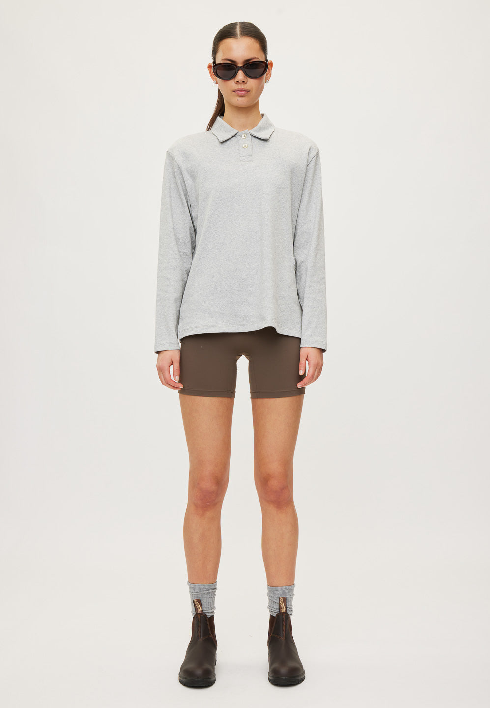 Rethinkit Rib Polo LS Elevate T-Shirt