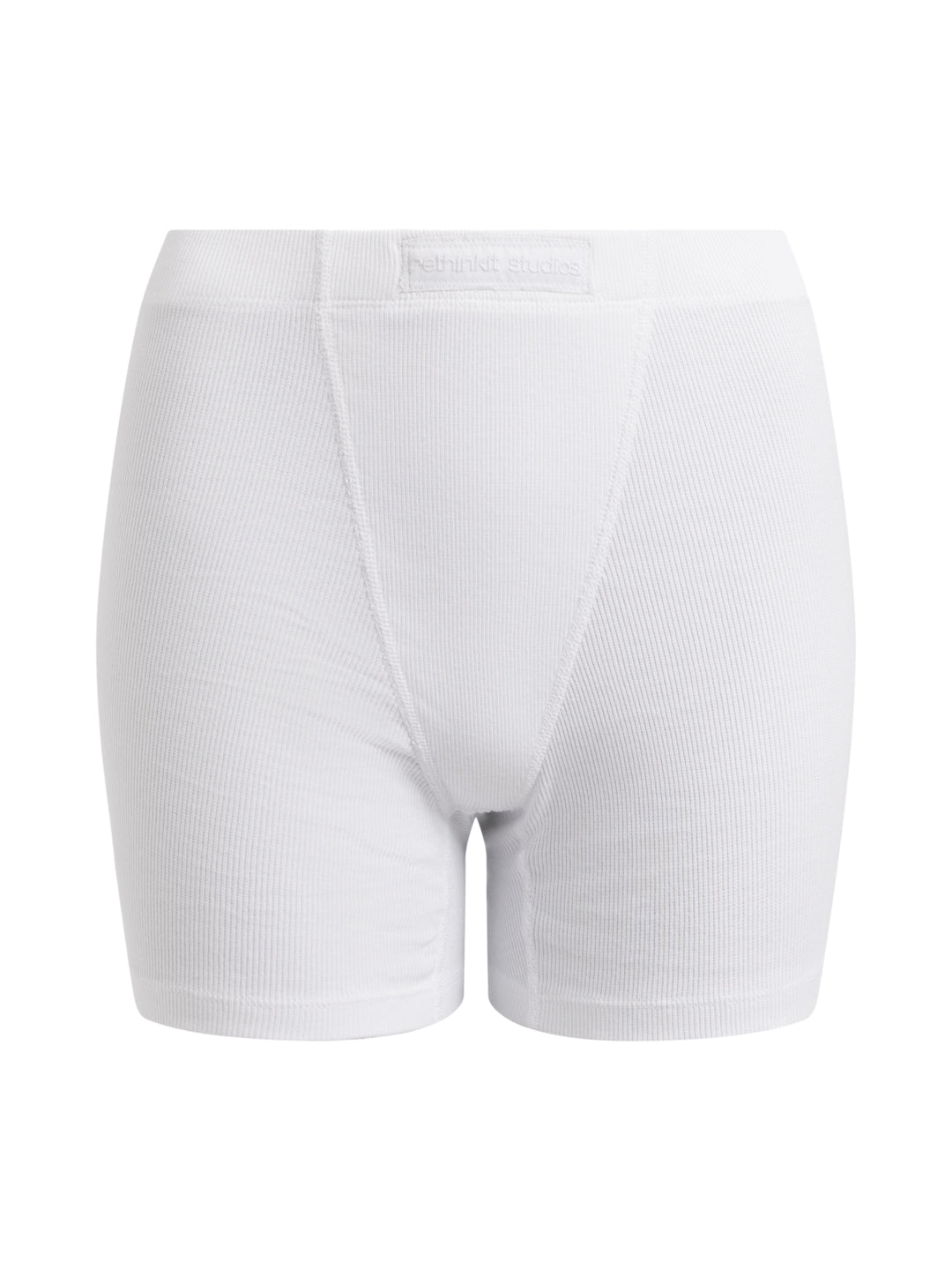 Rethinkit Soft rib shorts Key comfy Shorts 0364 white