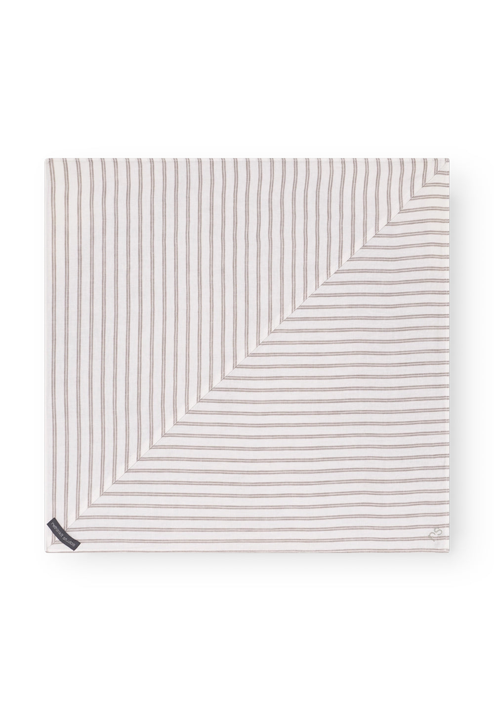 Rethinkit Striped scarf PJ Acc 0076 warm grey stripe