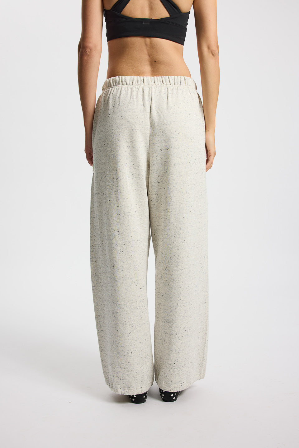 Rethinkit Sweat Pants Raw Trousers 0220 light melange grey