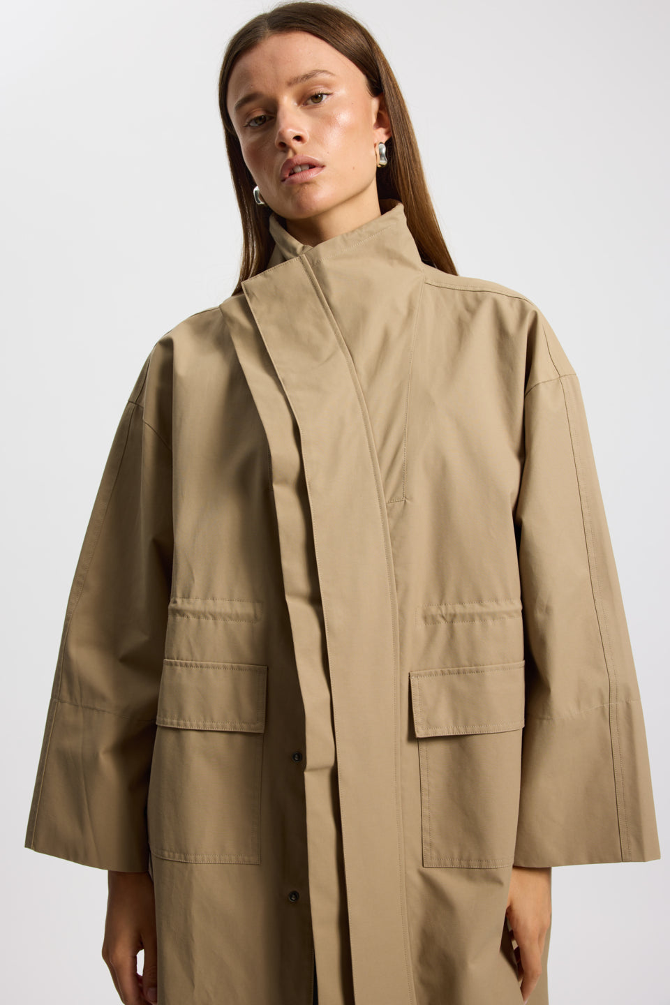 Rethinkit Tech Frakke Cloud coat 3226 beige taupe