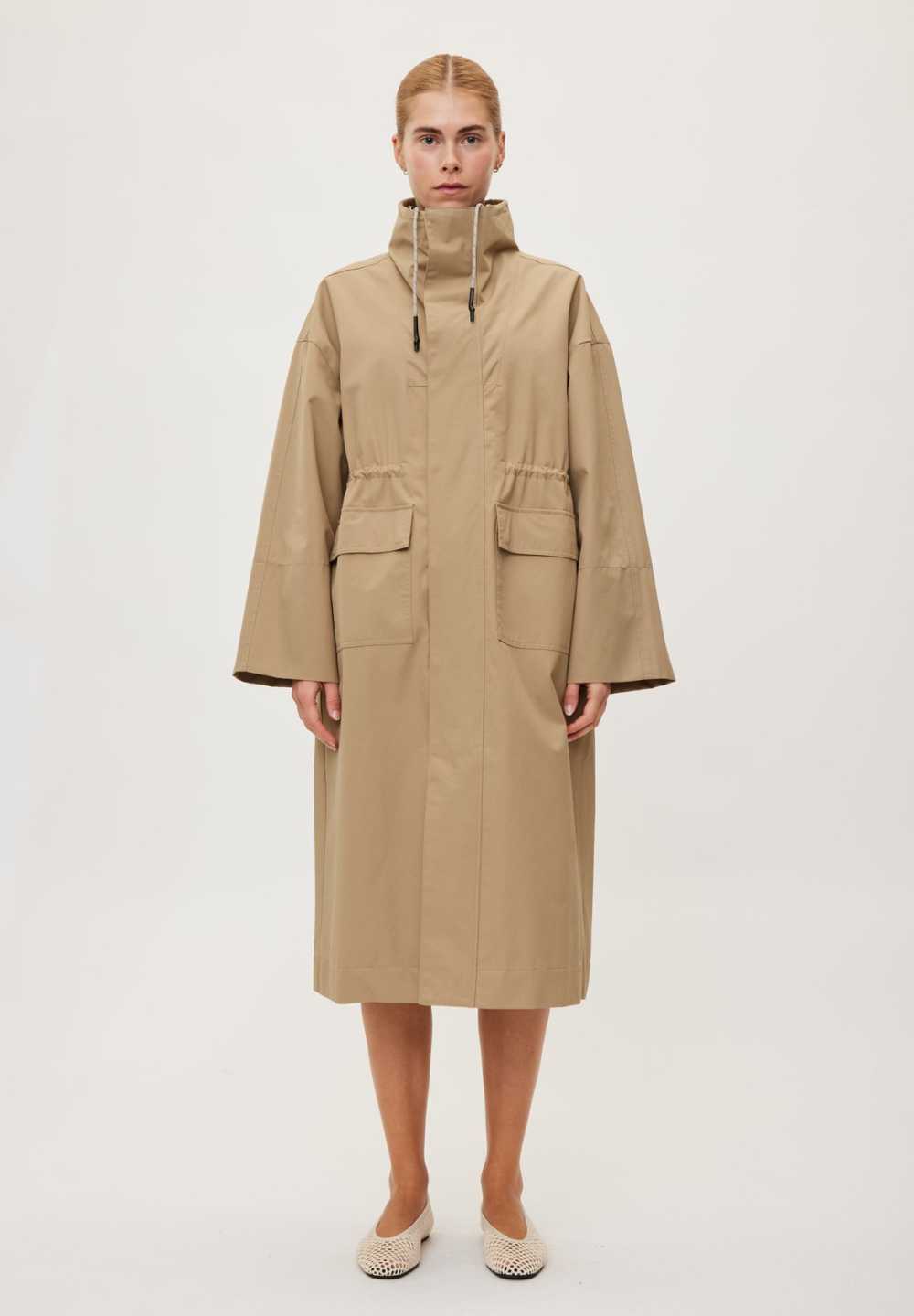 Rethinkit Tech Frakke Cloud coat 3226 beige taupe