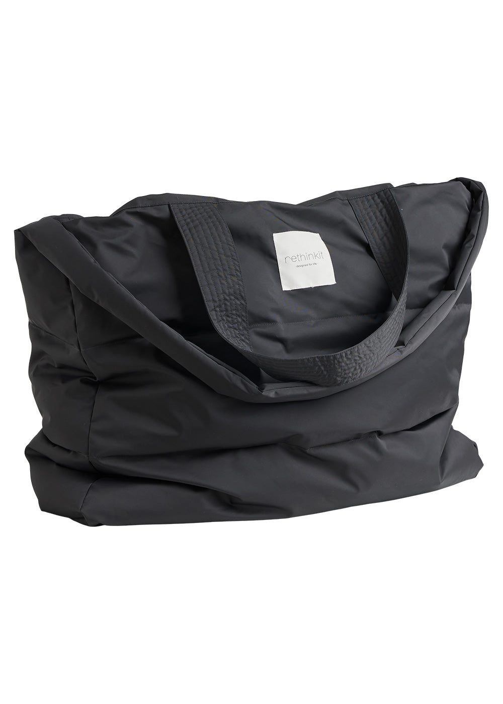 Rethinkit Puffer Shopper Bag Acc 0022 almost black