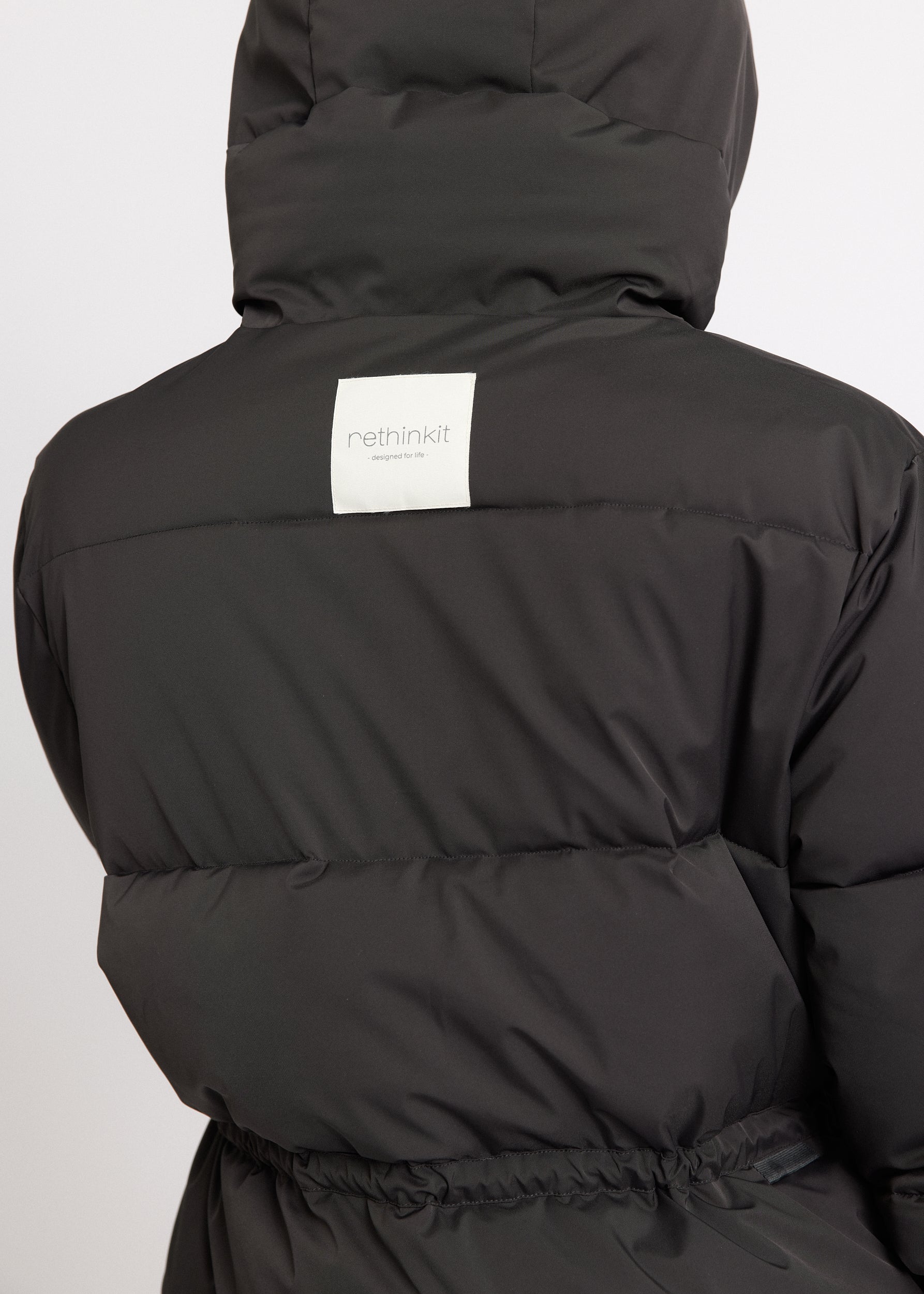 Rethinkit Puffer Jakke Shelter Jackets 0022 almost black
