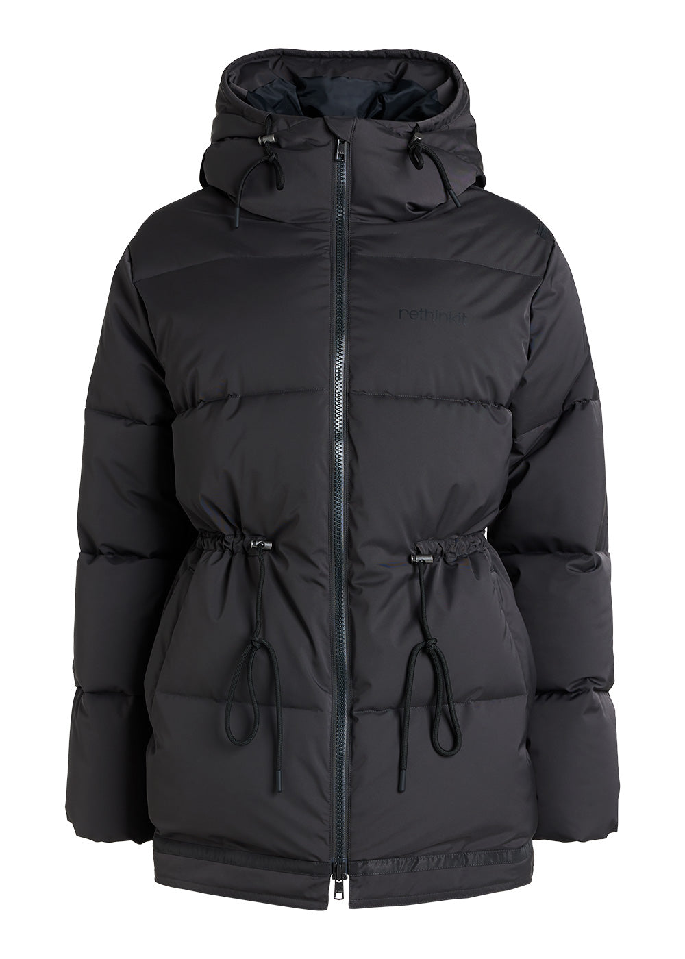 Rethinkit Puffer Jakke Shelter Jacket 0022 almost black