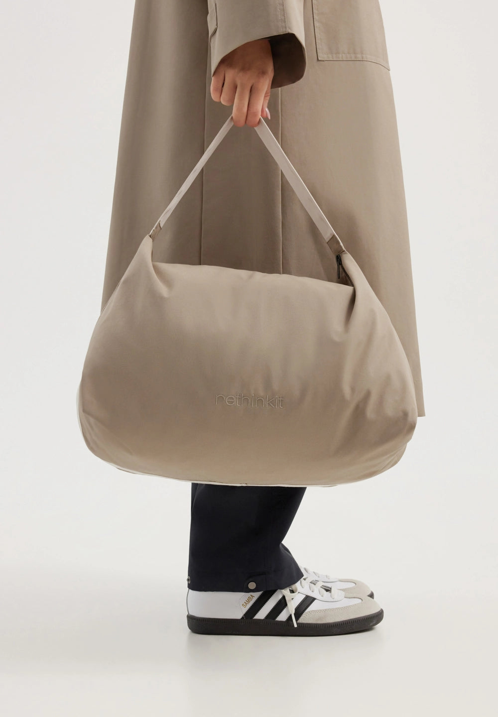 Rethinkit Triangle Tote Bag Cloud  Acc 3226 beige taupe