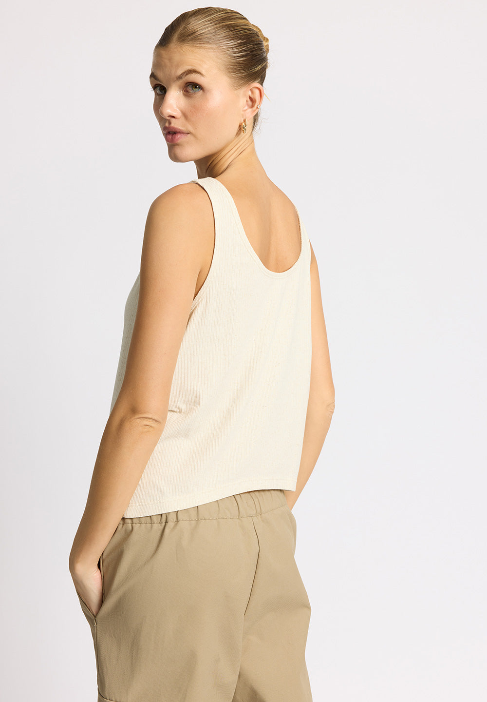 Rethinkit Vendbar Rib Top Merci Top 3227 soft beige melange