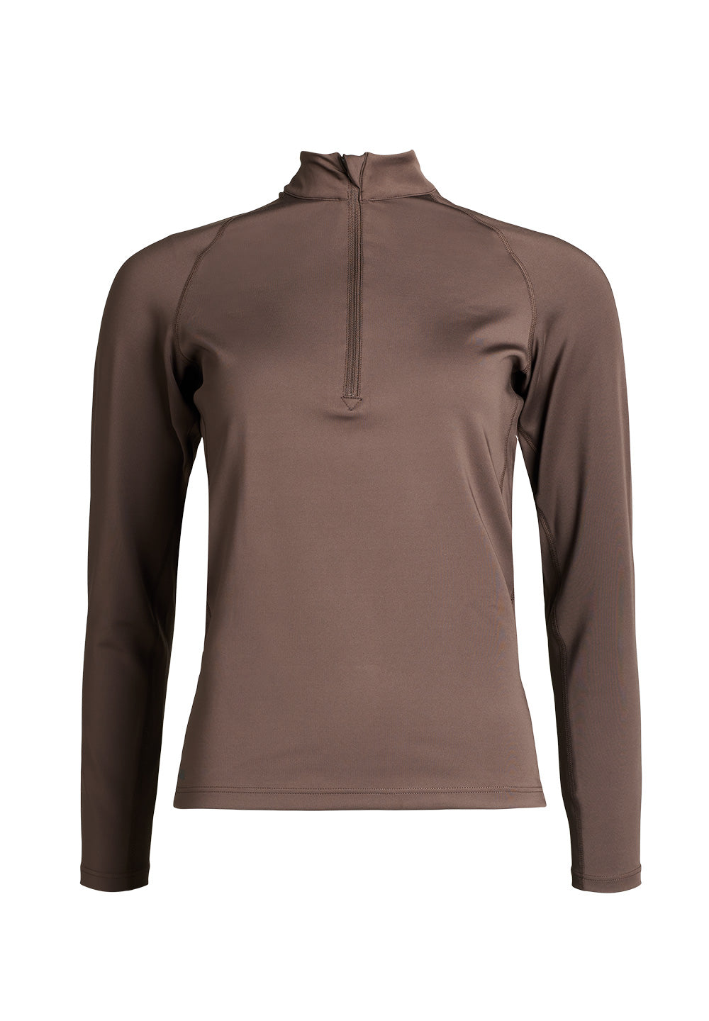 Rethinkit Half Zip Verbier Shirts and Blouses 3031 hot fudge