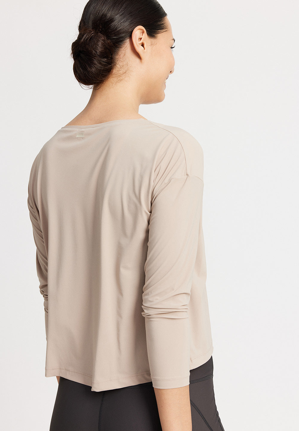 Rethinkit Langærmet Tee Vigga Top 3300 mocha