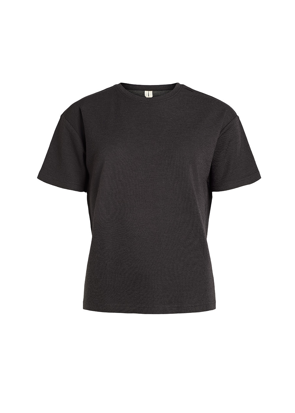 Rethinkit Uld Tee Mirja Jersey Tops and T-Shirts 0022 almost black