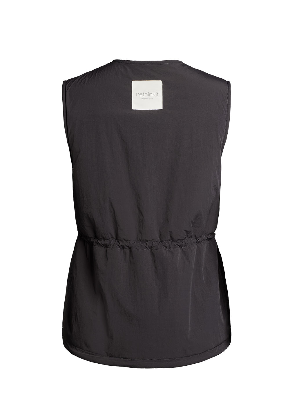 Rethinkit Reversible Fuzzy Gilet Laksa Jackets 3356 sandshell