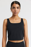 Fitted Top Alice - black