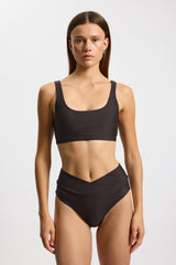 Rethinkit Bikini Bottom Brief Bay Swimwear 0022 almost black