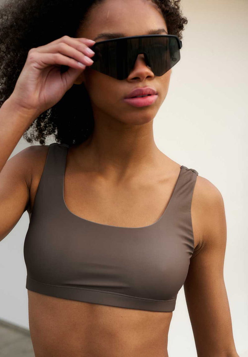 Rethinkit Bikini Top BAY Swimwear 3201 walnut