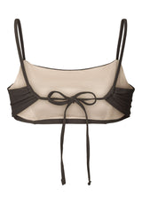 Rethinkit Bikini Top Bandeau BAY Swimwear 0022 almost black