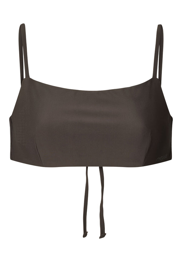 Rethinkit Bikini Top Bandeau BAY Swimwear 0022 almost black