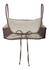 Rethinkit Bikini Top Bandeau BAY Swimwear 3201 walnut