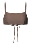 Bikini Top Bandeau BAY - walnut