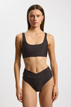 Bikini Top Bay - almost black