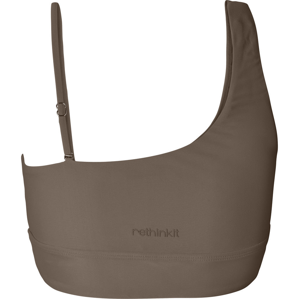Rethinkit Bikini Top One Shoulder Bay Swimwear 3201 walnut
