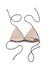 Rethinkit Bikini Top Triangle BAY Swimwear 3201 walnut