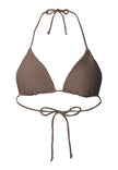 Bikini Top Triangle BAY - walnut