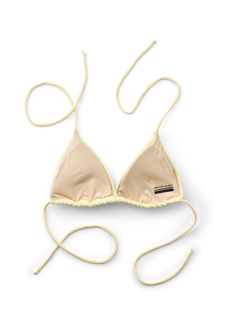 Rethinkit Bikini Top Triangle BAY Swimwear 5300 lemon curd