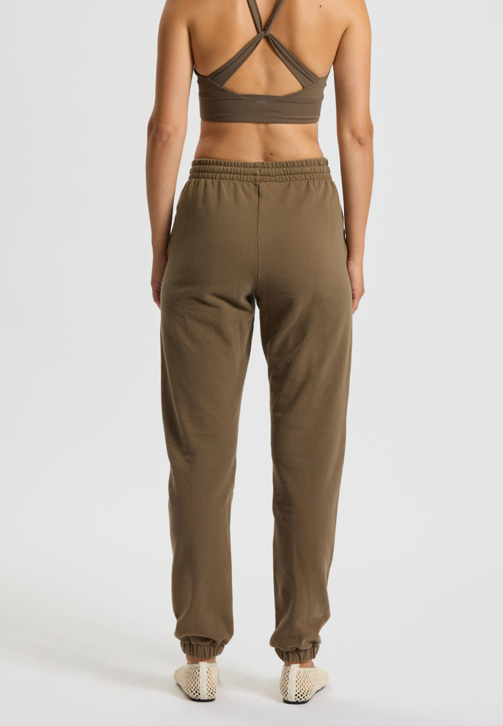 Rethinkit Børstet Sweatpants Ibina Trousers 3003 bark