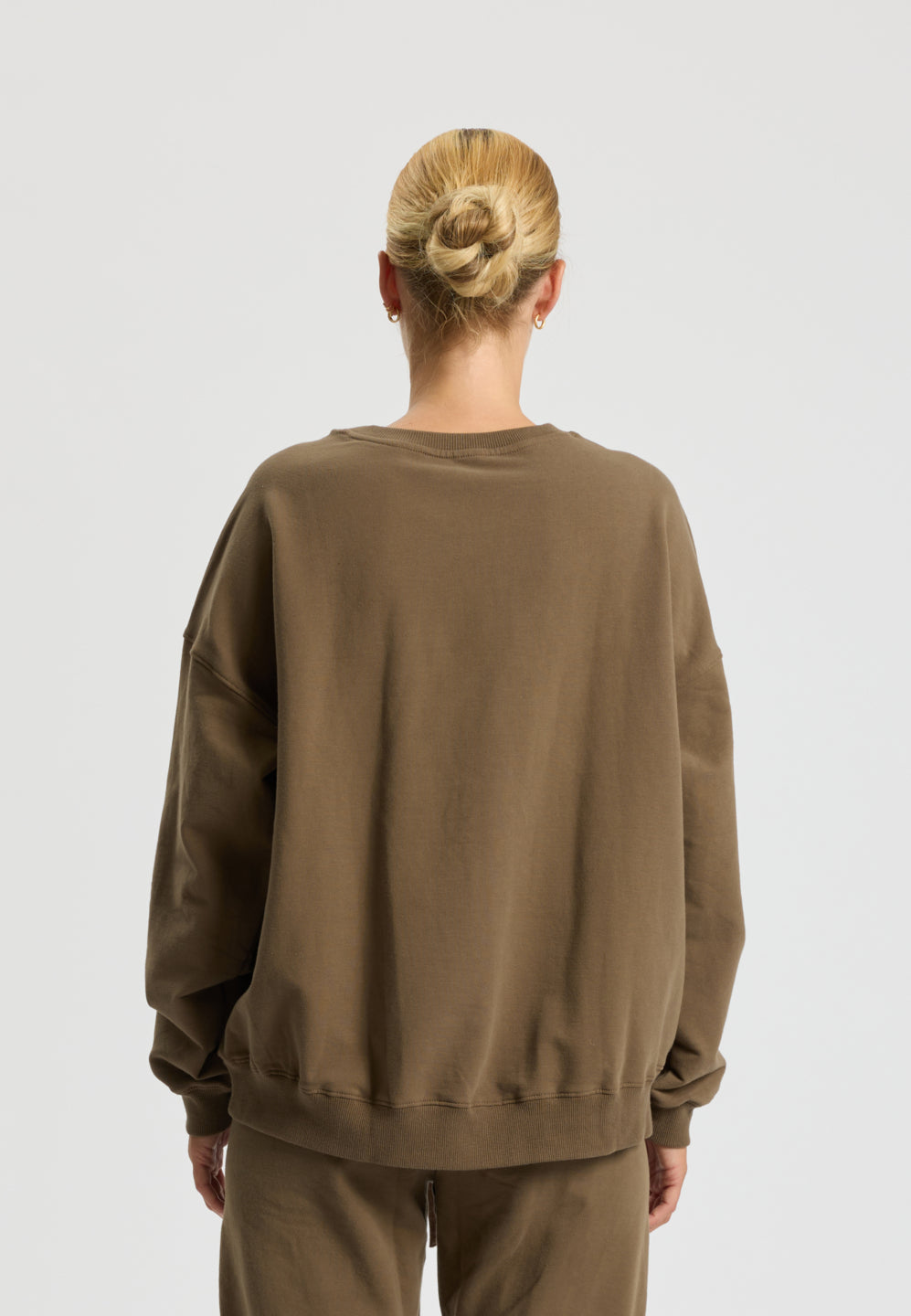Rethinkit Børstet Sweatshirt Ilona Sweatshirts 3003 bark