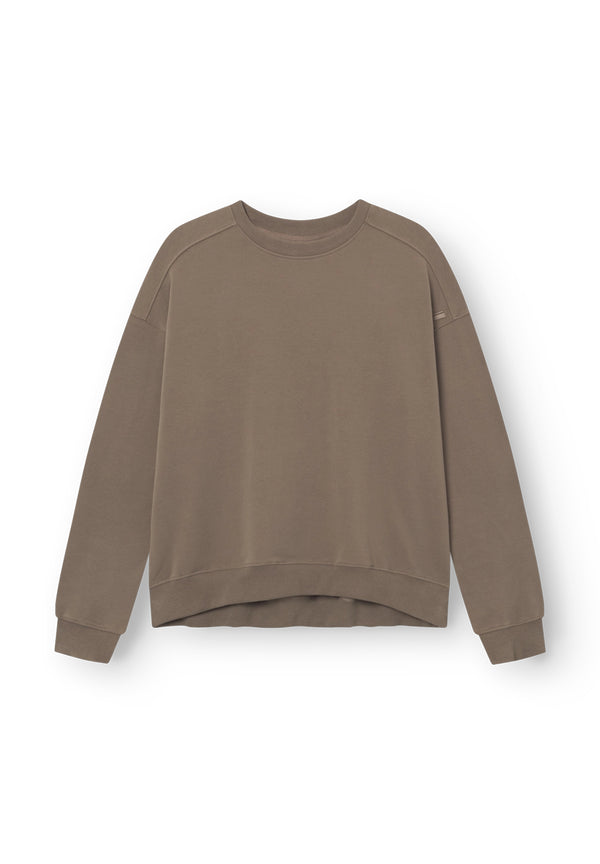 Rethinkit Børstet Sweatshirt Ilona Sweatshirts 3003 bark