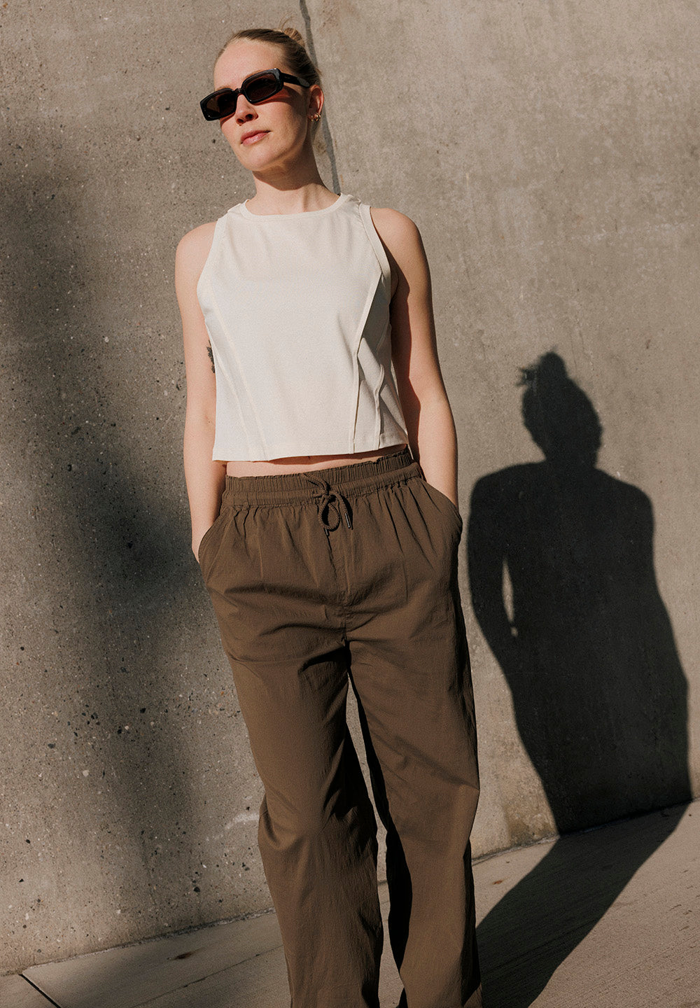 Rethinkit Bukser  Wood  Trousers 3305 crocodile brown