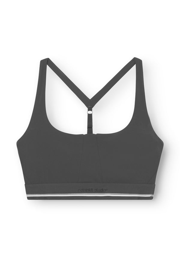 Rethinkit Butter Soft Sports BH Edge  Sports Bra 0022 almost black