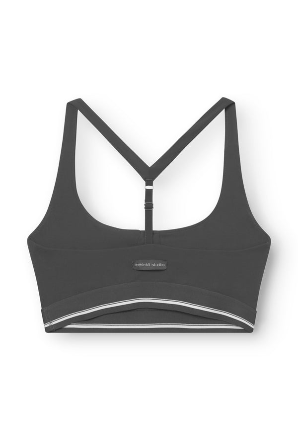 Rethinkit Butter Soft Sports BH Edge  Sports Bra 0022 almost black