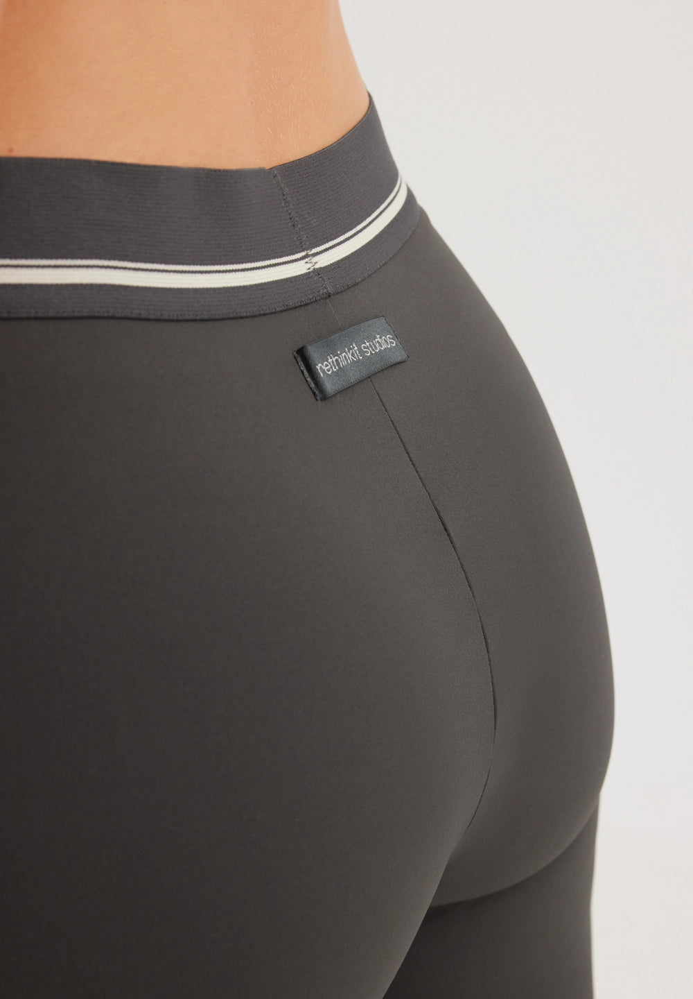 Rethinkit Butter Soft Stirrup Tights Edge  Tights 0022 almost black